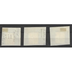 Nederland  136-138 Tentoonstelling  VFU/gebr  CV 160 €