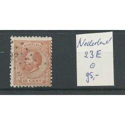 Nederland  23E Willem III 1872 VFU/gebr  CV  95 €