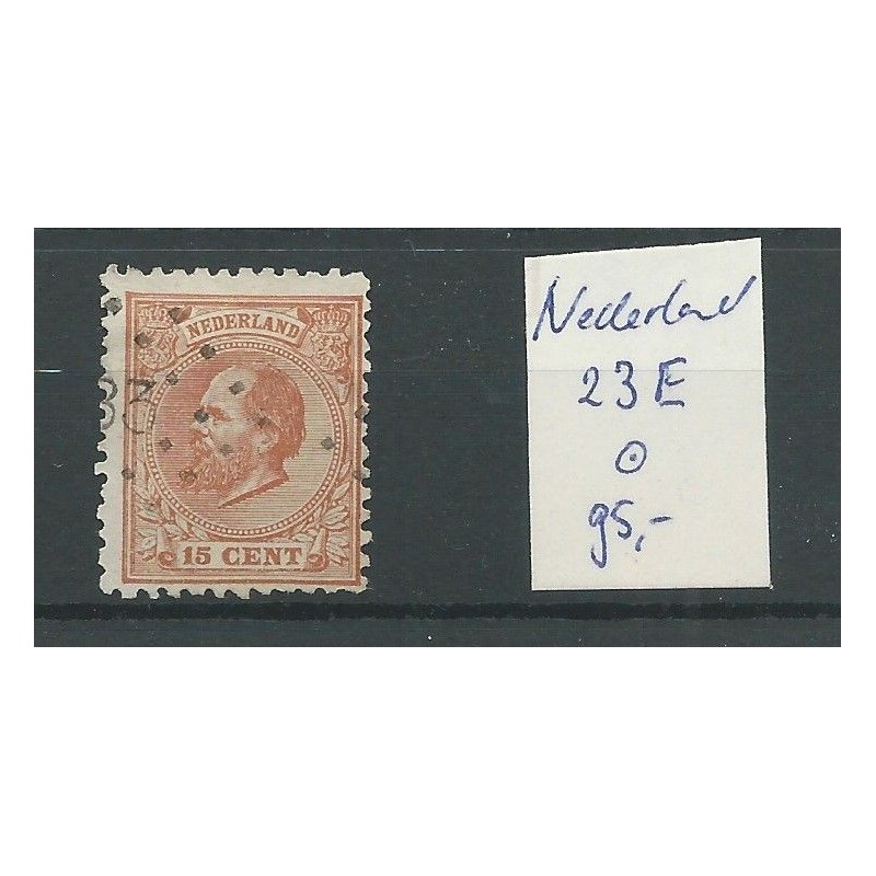 Nederland 23E Willem III 1872 VFU/gebr CV 95 € Nederland 23E Willem III 1872 VFU/gebr CV 95 €