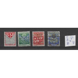 Nederland  199a-202a  Kind 1926  VFU/gebr   CV 155 €