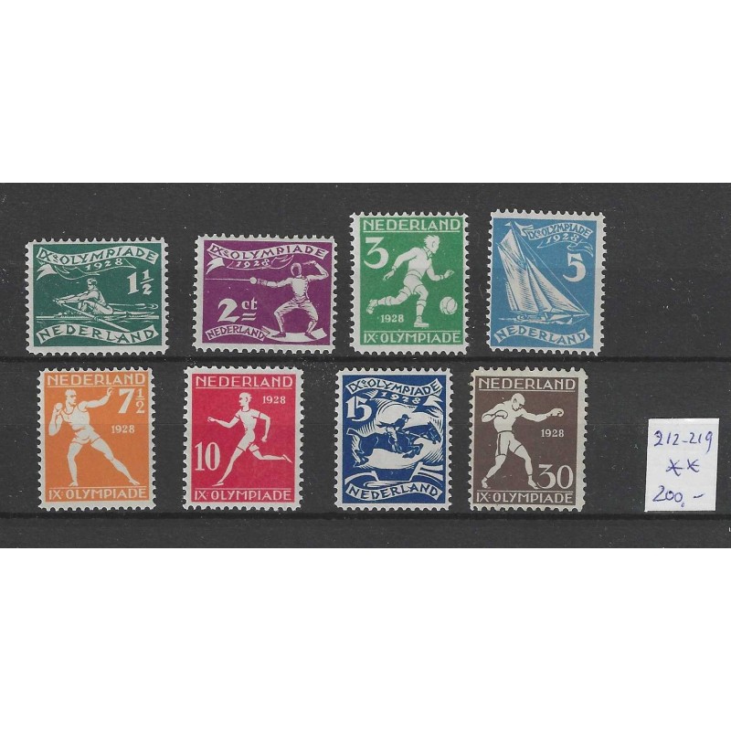 Nederland 212-219 Olympiade MNH/postfris CV 200 € Nederland 212-219 Olympiade MNH/postfris CV 200 €
