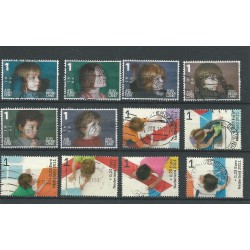 Nederland 2776a-2776f, 2886a-f  KIND  VFU/gebr  CV 7,2 €