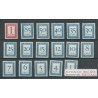 Nederland P80a-P105a Vertikaal wm  MNH/postfris CV 220 € deels nieuwe gom