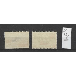 Nederland  267-268 Curacaozegels MNH/postfris CV 80 €