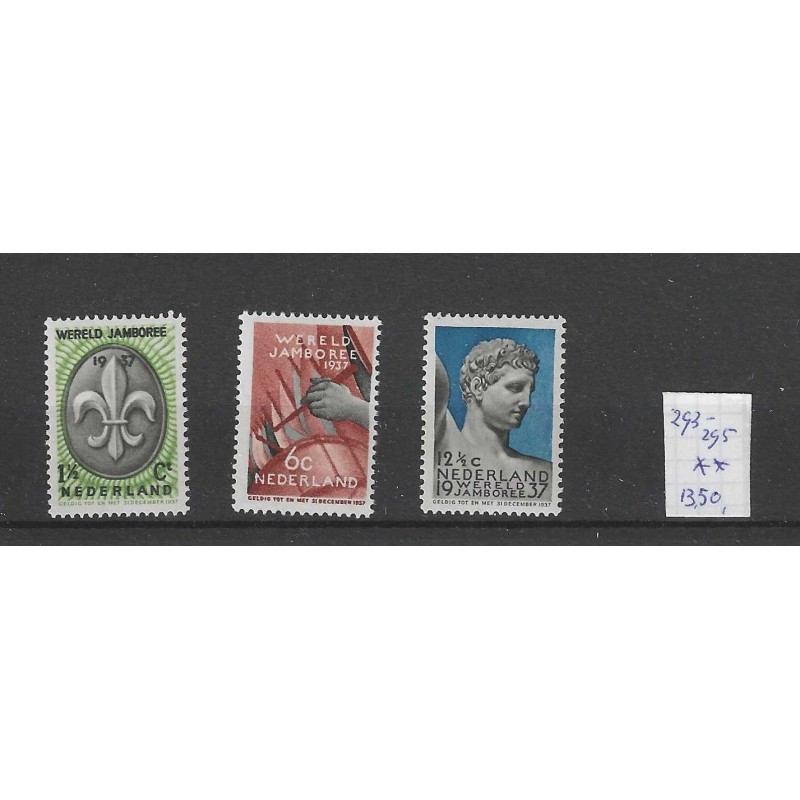 Nederland 293-295 Jamboree MNH/postfris CV 13,5 € Nederland 293-295 Jamboree MNH/postfris CV 13,5 €