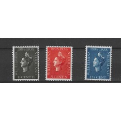 Nederland  310-312 Wilhelmina  MNH/postfris CV 15 €