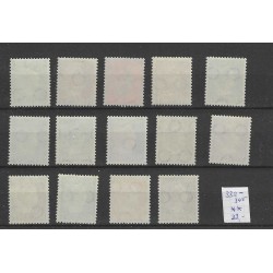 Nederland  332-345  Wilhelmina  MNH/postfris CV 25 €