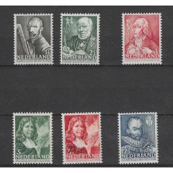 Nederland  350-355 Zomer 1940  MNH/postfris CV 34,50 €