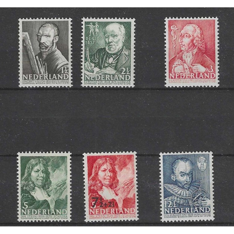 Nederland 350-355 Zomer 1940 MNH/postfris CV 34,50 € Nederland 350-355 Zomer 1940 MNH/postfris CV 34,50 €