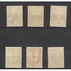 Nederland  350-355 Zomer 1940  MNH/postfris CV 34,50 €