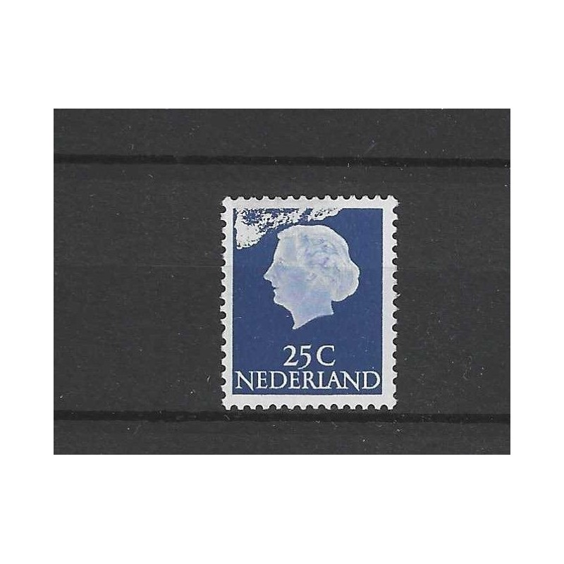 Nederland  623 Wilhelmina missende kleur MNH/postfris CV ?? €