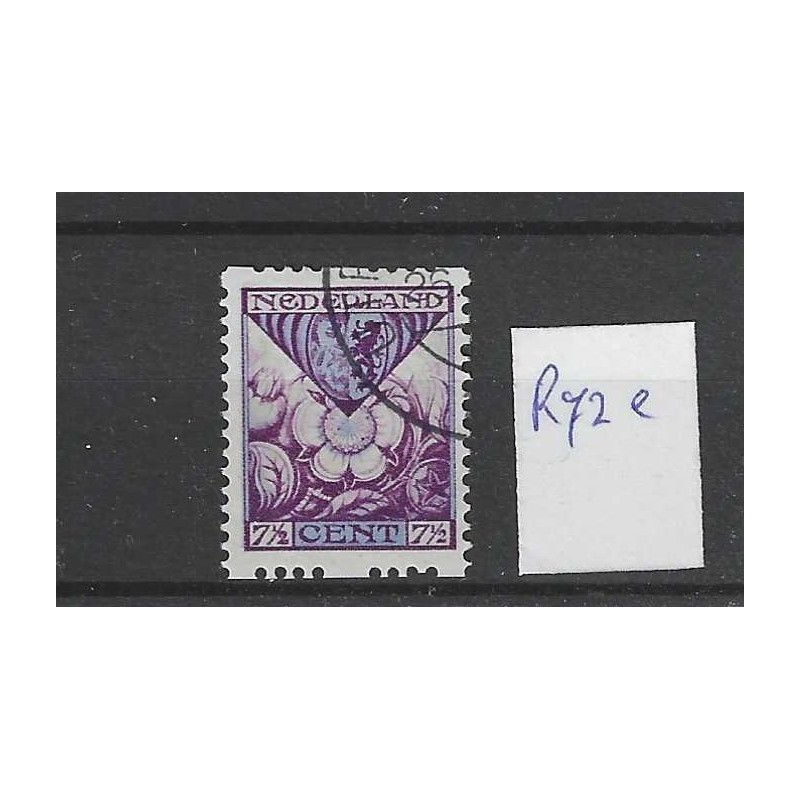 Nederland R72e Roltanding kind 1925 VFU/gebr CV 100 € Nederland R72e Roltanding kind 1925 VFU/gebr CV 100 €