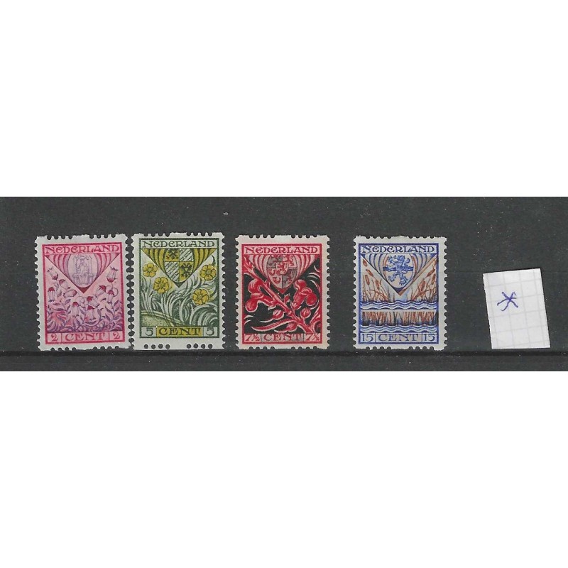Nederland R78-81 Roltanding kind 1927 MH/ongebr CV 35 € Nederland R78-81 Roltanding kind 1927 MH/ongebr CV 35 €