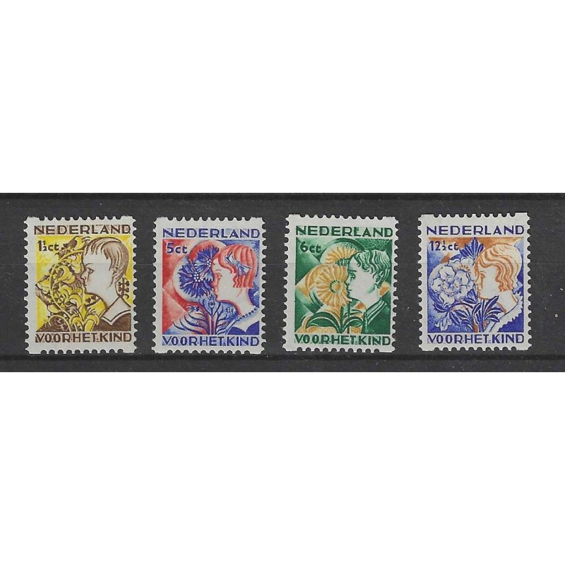 Nederland R94-97 Roltanding kind 1932 MNH/postfris CV 135 € Nederland R94-97 Roltanding kind 1932 MNH/postfris CV 135 €
