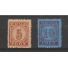 Nederland  P1-2 Port 1870  MH/ongebr  CV 600 €
