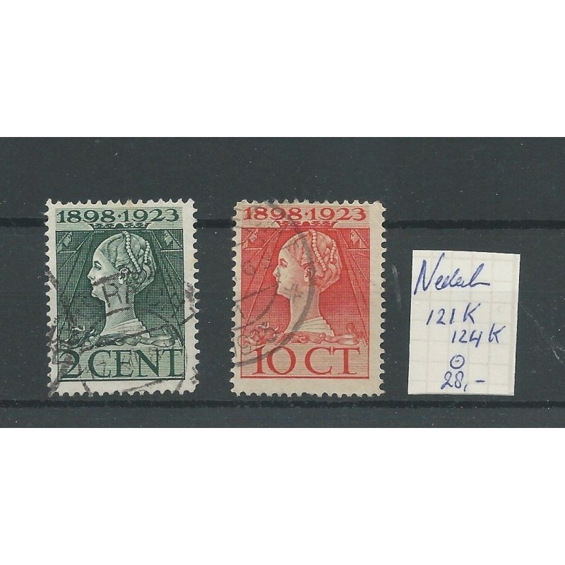 Nederland 121K-124K VFU/gebr CV 28 € Nederland 121K-124K VFU/gebr CV 28 €
