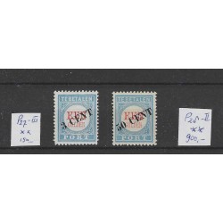 Nederland  P27-III, P28-II  Port MNH/postfris CV 1050 €