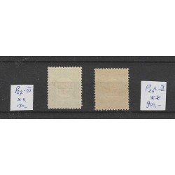Nederland  P27-III, P28-II  Port MNH/postfris CV 1050 €
