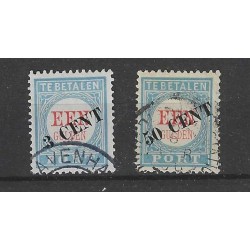 Nederland  P27-III en P28-II   Port  VFU/gebruikt CV 235 €