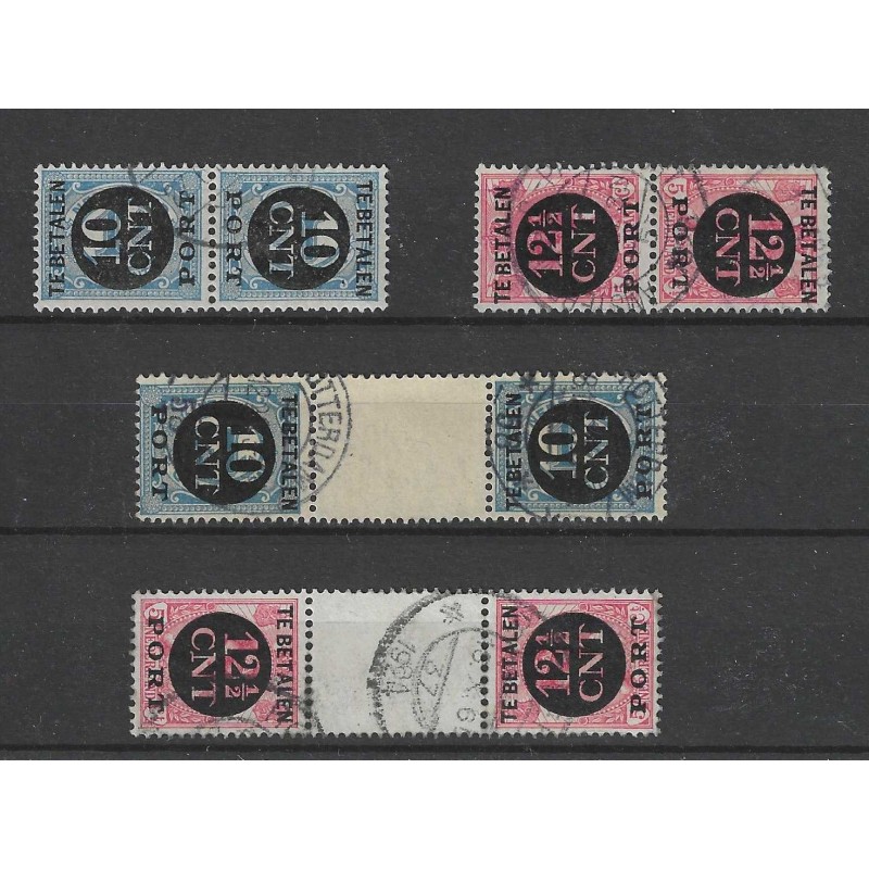 Nederland P67b/P67b, P68a/P68b KEERDRUKKEN VFU/gebr CV 1250 € Nederland P67b/P67b, P68a/P68b KEERDRUKKEN VFU/gebr CV 1250 €