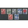 Nederland  203-207A en 203B, 207B  Rode Kruis  VFU/gebr  CV 38,50 €