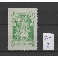 Nederland IN1  Interneringszegel  MH/ongebr  CV 175 €