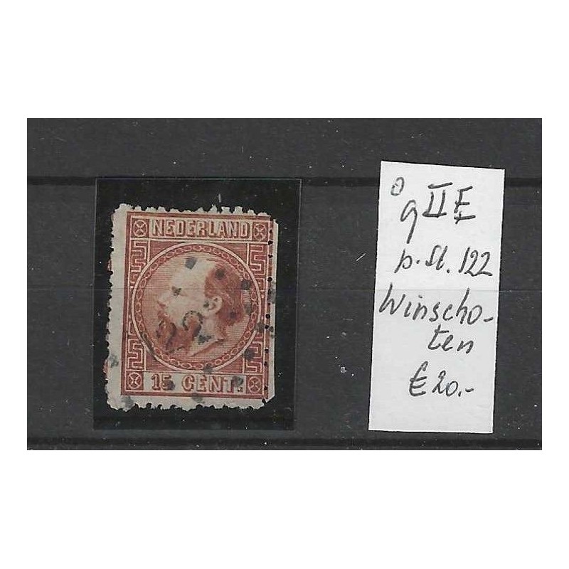 Nederland 9II-E met puntstempel 122 VFU/gebr CV 60 € Nederland 9II-E met puntstempel 122 VFU/gebr CV 60 €