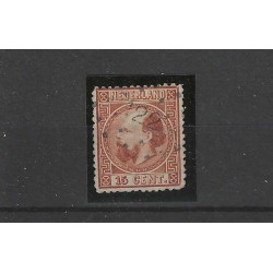 Nederland 9II  met puntstempel 122  VFU/gebr  CV 60 €