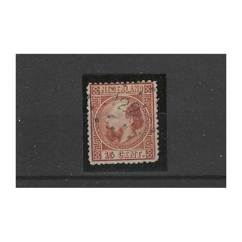 Nederland 9II met puntstempel 122 VFU/gebr CV 60 € Nederland 9II met puntstempel 122 VFU/gebr CV 60 €
