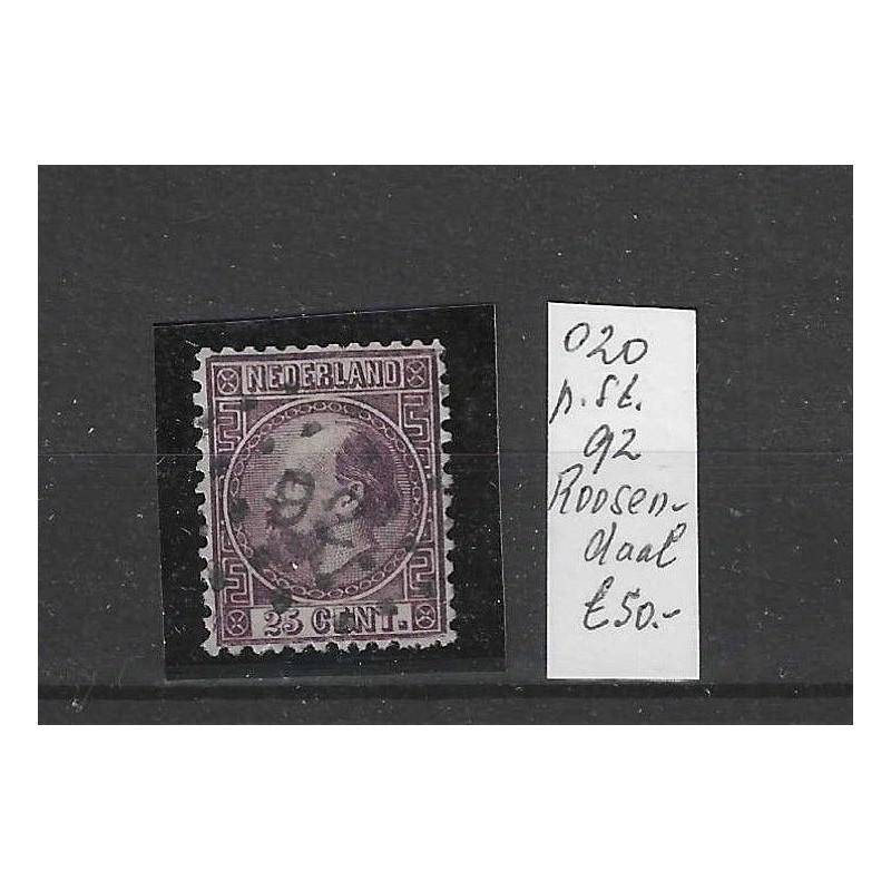 Nederland 11 met puntstempel 92 VFU/gebr CV 150 € Nederland 11 met puntstempel 92 VFU/gebr CV 150 €