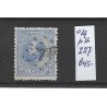 Nederland 19   met puntstempel 227  VFU/gebr  CV 45 €