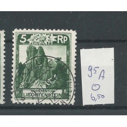 Liechtenstein 95A Landschaften & Fürsten  VFU/gebr  CV 6,5 €