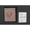 Nederland 20  met puntstempel 92  VFU/gebr  CV 72 €