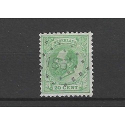 Nederland 24  met puntstempel 183  VFU/gebr  CV 12,5 €