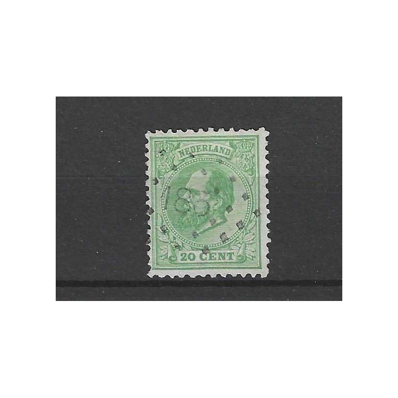 Nederland 24 met puntstempel 183 VFU/gebr CV 12,5 € Nederland 24 met puntstempel 183 VFU/gebr CV 12,5 €