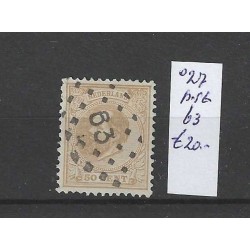 Nederland 27  met puntstempel 63 VFU/gebr  CV 34 €