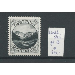 Liechtenstein 98B Landschaften & Fürsten  MH/ongebr  CV 400 €