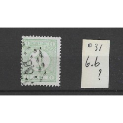 Nederland 31  met puntstempel 6.6   VFU/gebruikt CV -,- €