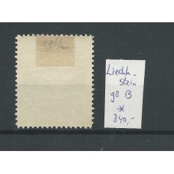 Liechtenstein 98B Landschaften & Fürsten  MH/ongebr  CV 400 €
