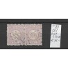 Nederland 33  paartje met puntstempel 250  VFU/gebruikt CV 75 €