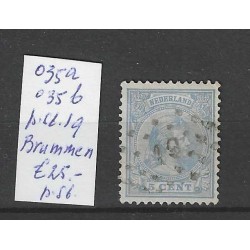 Nederland 35 met puntstempel 19 VFU/gebruikt CV 25 €