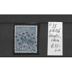 Nederland 35 met puntstempel 126 VFU/gebruikt CV 35 €