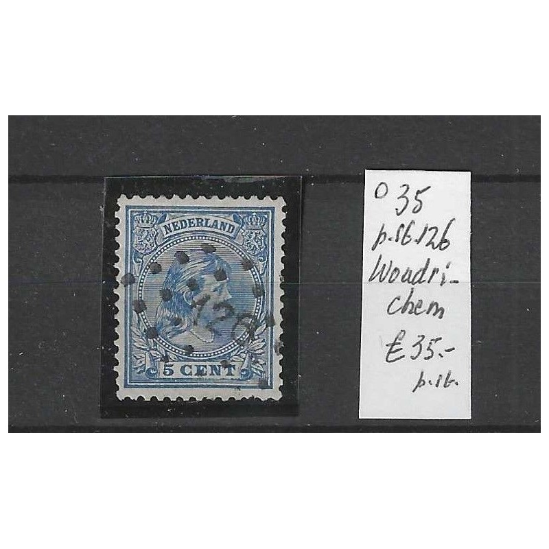 Nederland 35 met puntstempel 126 VFU/gebruikt CV 35 € Nederland 35 met puntstempel 126 VFU/gebruikt CV 35 €