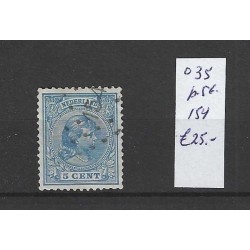 Nederland 35 met puntstempel 154 VFU/gebruikt CV 25 €