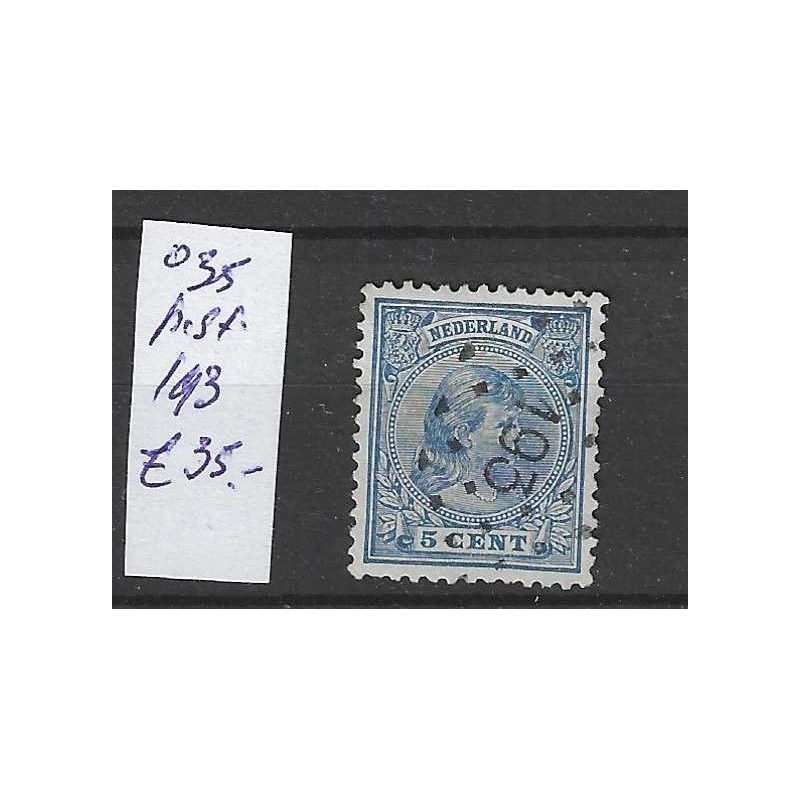 Nederland 35 met puntstempel 193 VFU/gebruikt CV 35 € Nederland 35 met puntstempel 193 VFU/gebruikt CV 35 €