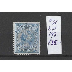 Nederland 35 met puntstempel 197 VFU/gebruikt CV 25 €