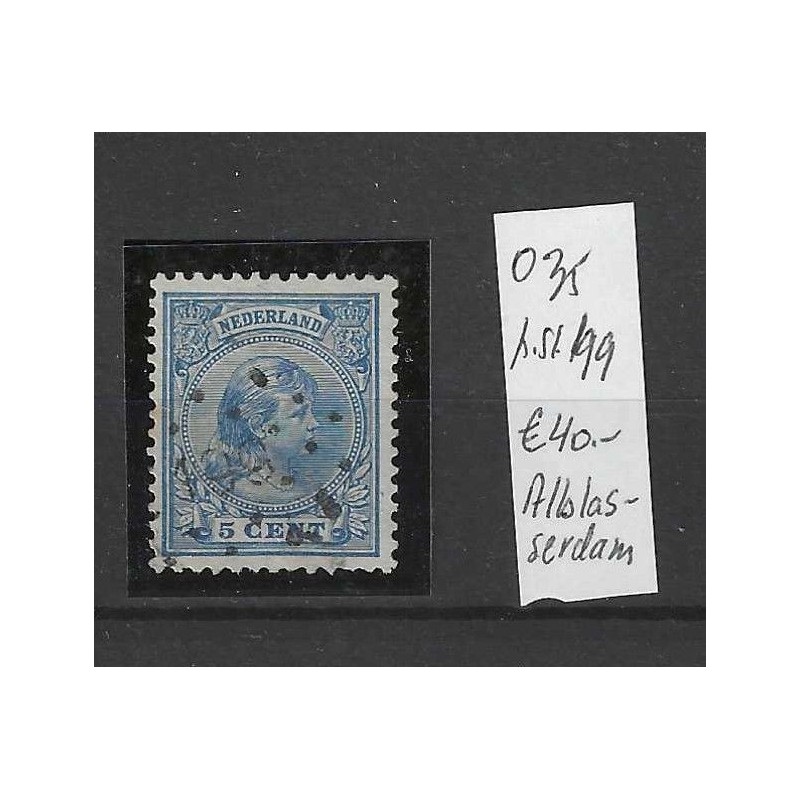 Nederland 35 met puntstempel 199 VFU/gebruikt CV 40 € Nederland 35 met puntstempel 199 VFU/gebruikt CV 40 €