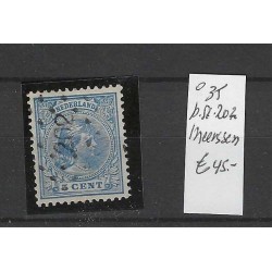 Nederland 35 met puntstempel 202 VFU/gebruikt CV 45 €