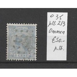 Nederland 35 met puntstempel 213 VFU/gebruikt CV 50 €