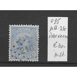 Nederland 35 met puntstempel 210 VFU/gebruikt CV 30 €